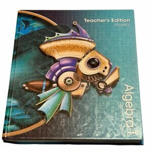 Pearson Algebra 1 Common Core Teacher Edition Volume 1 Textbook
